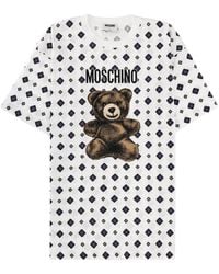 Moschino - Graphic Crew Neck T-Shirt - Lyst