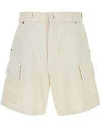 Prada - Denim Bermuda Shorts - Lyst