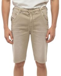 DIESEL - Slim Solid Shorts - Lyst