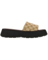 Gucci - Logo Sandals - Lyst