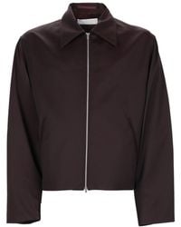 Our Legacy - Solid Shirt Collar Jacket - Lyst