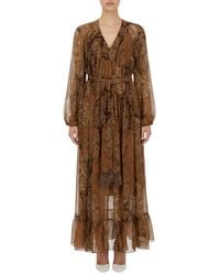 Zimmermann - Paisley V Neck Maxi Dress - Lyst