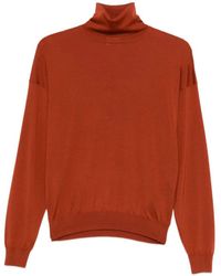 Saint Laurent - High-Neck Sweater - Lyst
