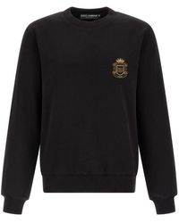 Dolce & Gabbana - Dolce & Gabbana Heraldic Patch Sweatshirt - Lyst