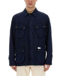 Fay - Solid Shirt Collar Jacket - Lyst