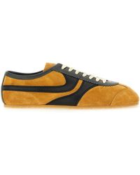 Dries Van Noten - Color Block Suede Sneakers - Lyst