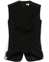 MERYLL ROGGE - Solid Round Neck Top - Lyst