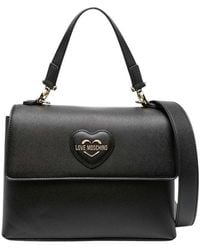 Love Moschino - Heart Logo Small Satchel - Lyst