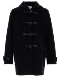 Bottega Veneta - Midnight Wool Montgomery - Lyst
