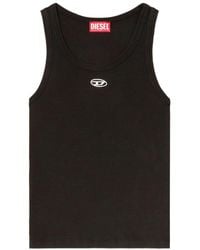 DIESEL - Anki Ribbed Cotton Tank Top - Lyst