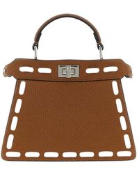 Fendi - Peekaboo Iseeu Mini Satchel - Lyst
