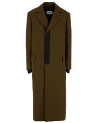 MM6 by Maison Martin Margiela - Mud Polyester Coat - Lyst