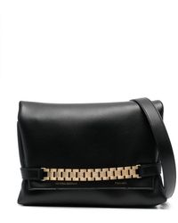 Victoria Beckham - Chain Pouch Leather Shoulder Bag - Lyst