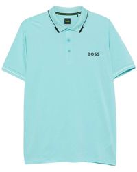 BOSS - Light Shirt Collar Polo - Lyst