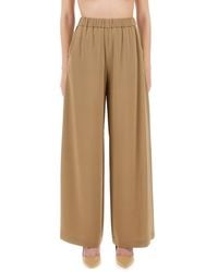 Max Mara - Loose Elasticated Pants - Lyst