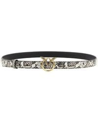 Pinko - Love Birds Animal Print Belt - Lyst