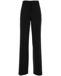 Versace - Flat Front Pants - Lyst
