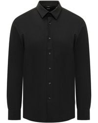 BOSS - Regular Solid Shirt - Lyst