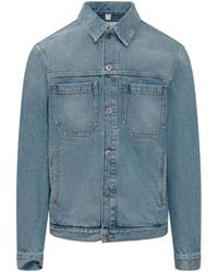 Off-White c/o Virgil Abloh - Solid Shirt Collar Jacket - Lyst