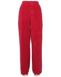 DSquared² - Ribbed Wide Leg Pants - Lyst