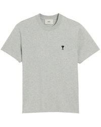 Ami Paris - Cotton Ami De Coeur T-Shirt - Lyst