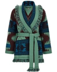 Alanui - Dark Shawl Neck Cardigan - Lyst