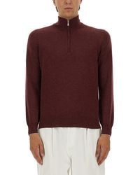 Brunello Cucinelli - Mock Collar Sweaters - Lyst