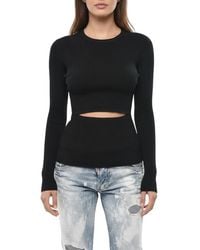 DIESEL - Knitted Crew Neck Sweater - Lyst