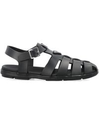 Prada - Cage Fisherman Sandals - Lyst