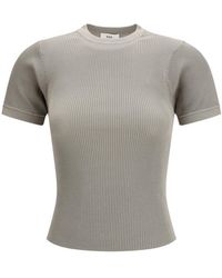 Rier - Solid Crew Neck T-Shirt - Lyst