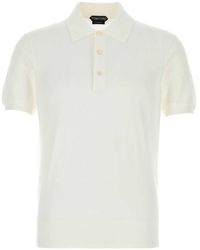 Tom Ford - Solid Shirt Collar Polo - Lyst