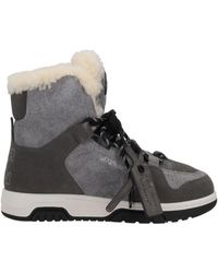 Off-White c/o Virgil Abloh - Shearling Suede Snow Boots - Lyst