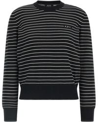 A.P.C. - Crew Neck Sweater - Lyst