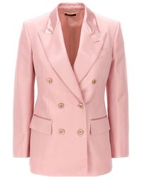 Tom Ford - Double-Breasted Duchesse Blazer With Tailored Structure - Lyst