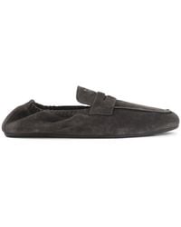 Prada - Solid Moro Loafers - Lyst