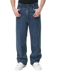 Off-White c/o Virgil Abloh - Relaxed Mid Rise Jeans - Lyst