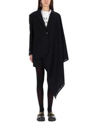 Moschino - Solid Notched Lapel Jacket - Lyst