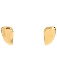 Bottega Veneta - Golden Prisma Stud Earrings - Lyst