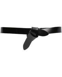 Isabel Marant - Lecce Tie Up Leather Belt - Lyst