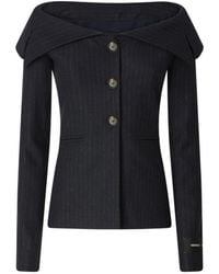 PINKO - Off Shoulder Blazer - Lyst