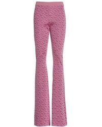 Versace - Flared Flat Front Pant - Lyst