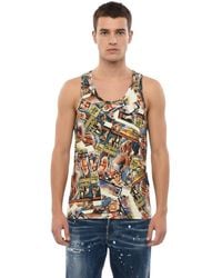 DSquared² - Regular Tank Top - Lyst