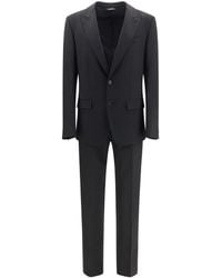 Dolce & Gabbana - Dolce & Gabbana Martini Light Single-Breasted Wool Gabardine Suit - Lyst