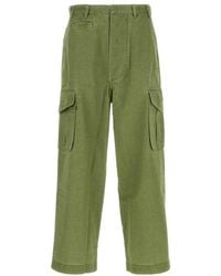 KENZO - Cotton Cargo Pant - Lyst