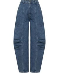 ROTATE BIRGER CHRISTENSEN - Relaxed High Rise Jeans - Lyst