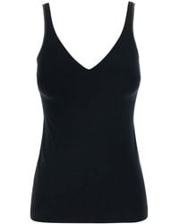 Brunello Cucinelli - Solid V Neck Top - Lyst