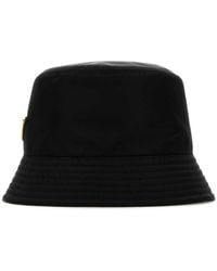 Prada - Logo-Triangle Bucket Hat - Lyst