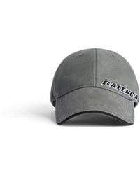 Balenciaga - Tilted Typo Cap - Lyst