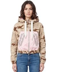 DSquared² - Logo Print Hood Jackets - Lyst