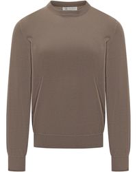Brunello Cucinelli - Solid Regular Sweaters - Lyst